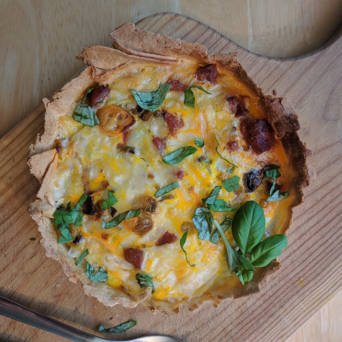 leftovers quiche