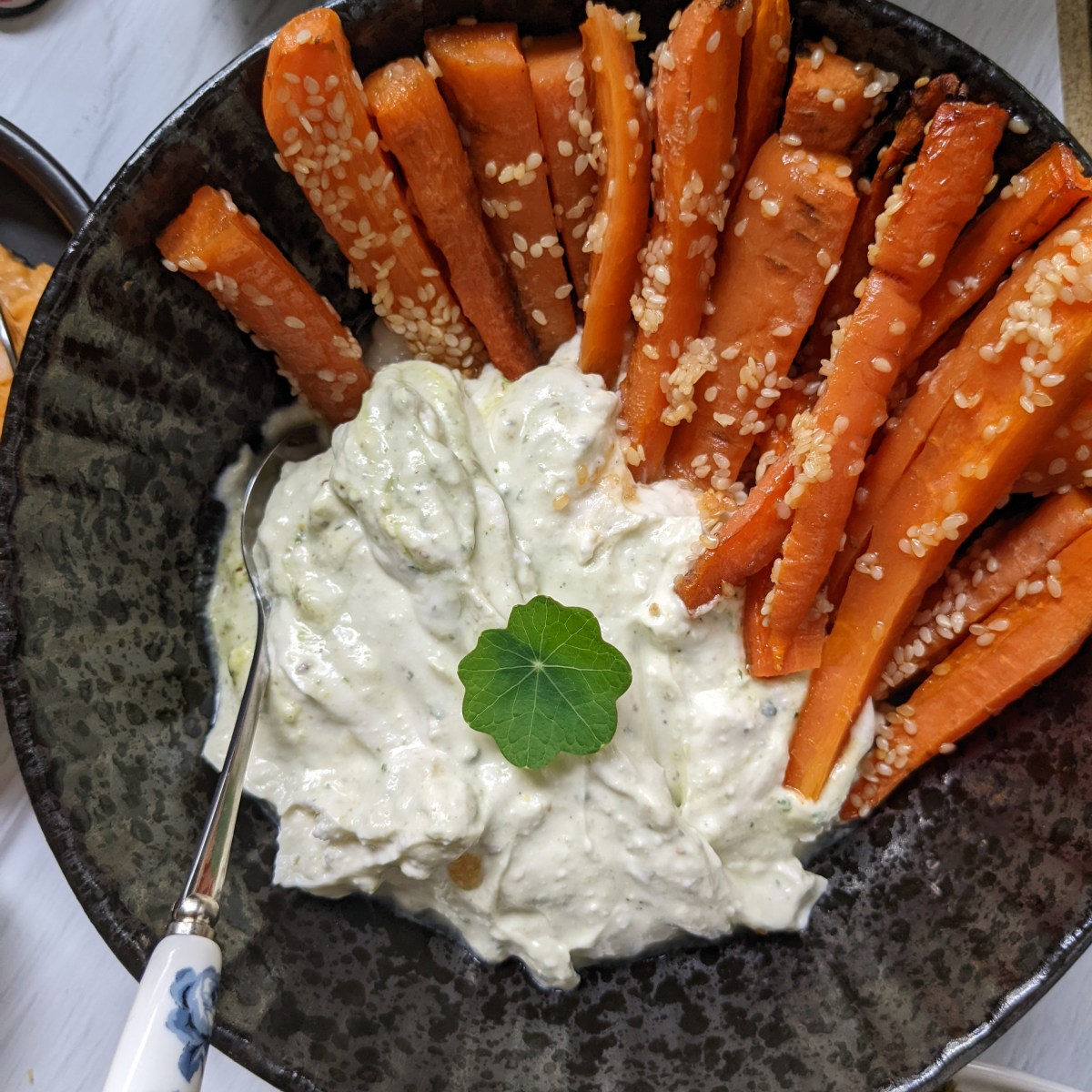 Feta Dip with Sesame&nbsp;Carrots