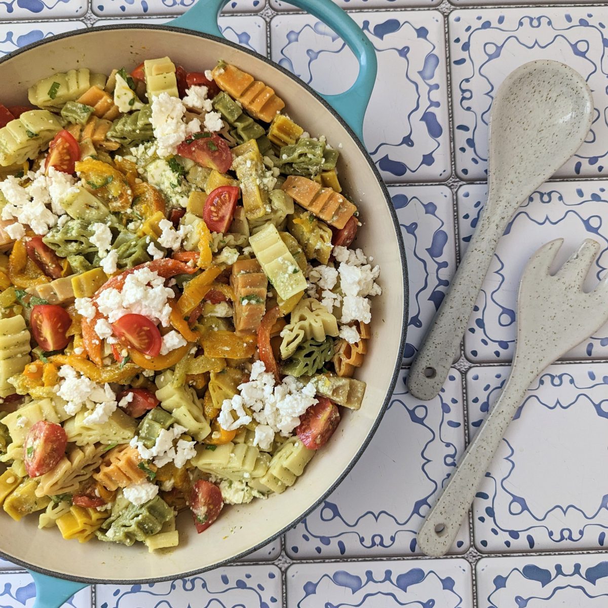 roast pepper pasta&nbsp;salad
